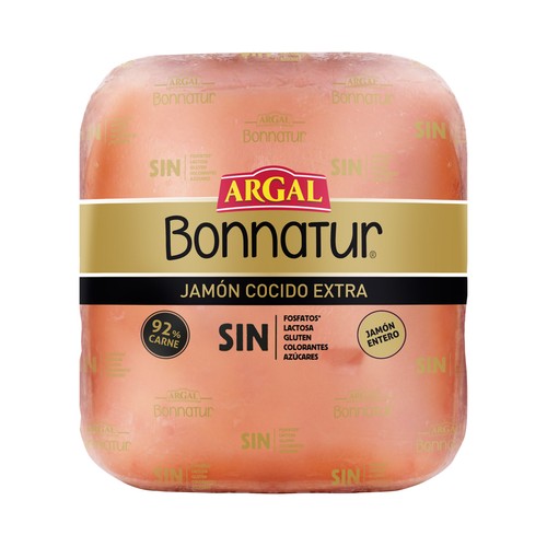 ARGAL Bonnatur Jamón cocido extra, al corte - Loncha normal 2 a 3 mm