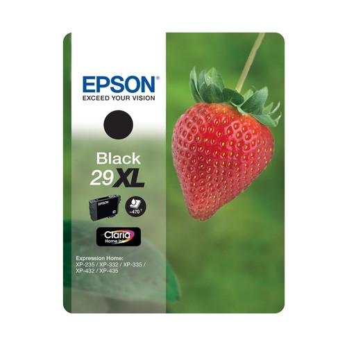 Cartucho de tinta EPSON 29XL, negro.