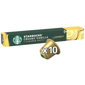 STARBUCKS Creamy Vainilla Café en cápsulas 10 uds, 51 g.