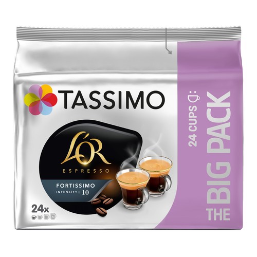 TASSIMO L"OR Espresso Fortíssimo Café en cápsulas I10, 24 uds.