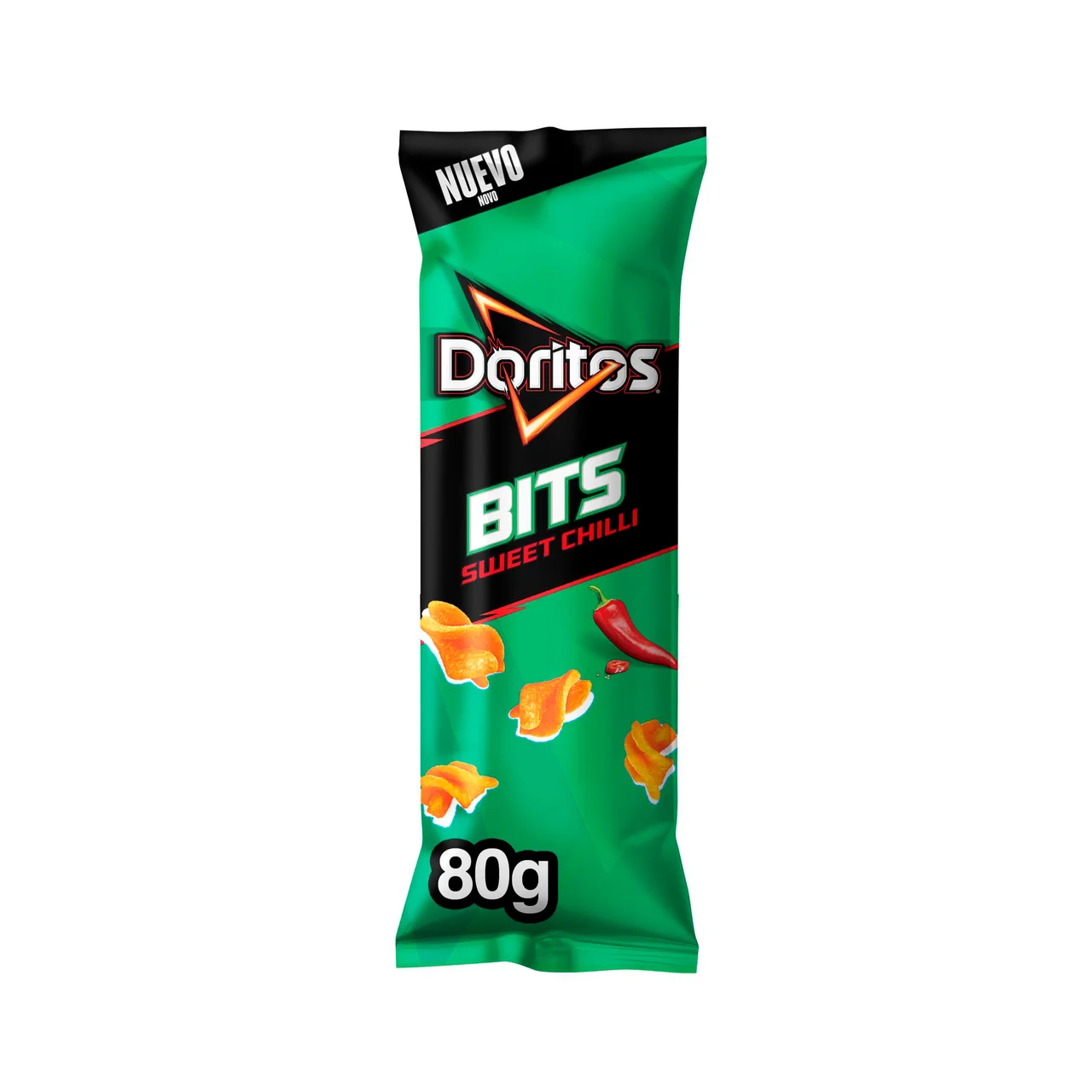 Aperitivo de maíz bits chili 80g