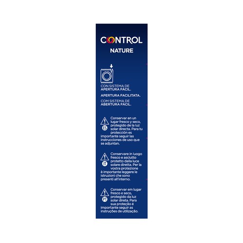 CONTROL Preservativos lubricados con perfecta adaptabilidad CONTROL Nature 12 uds.