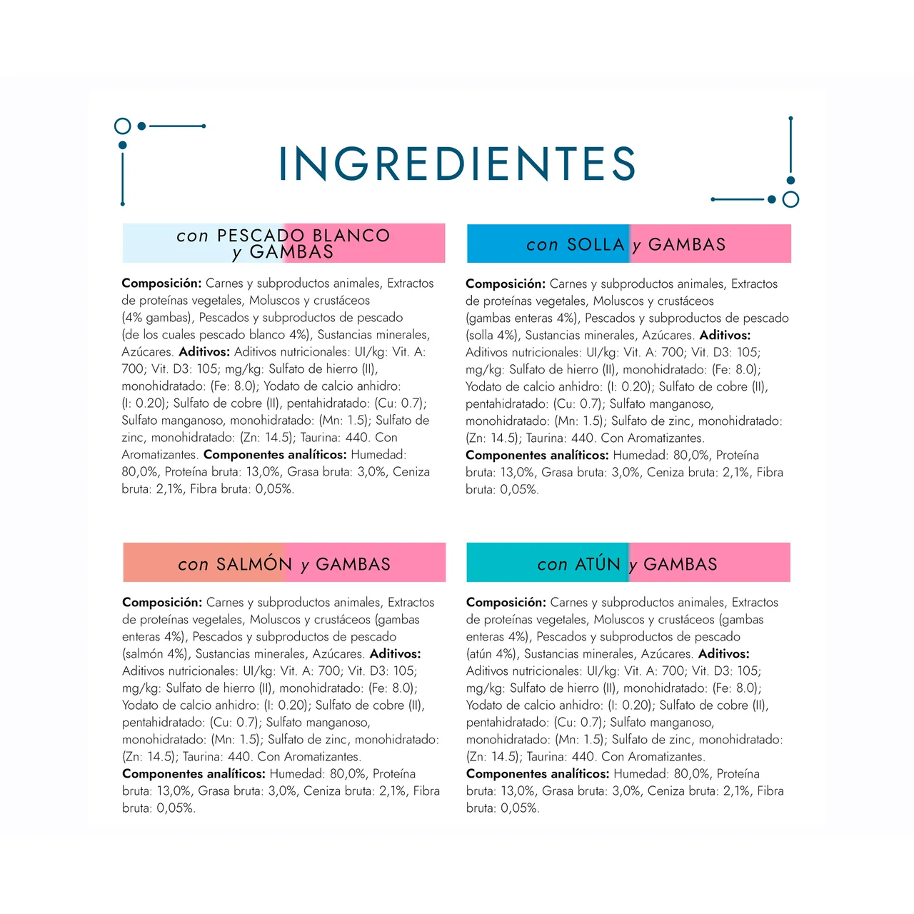 PURINA GOURMET Comida para gatos húmeda a base de pescado PERLE 4 uds. 85 g