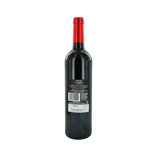 PUENTE DE PIEDRA Vino tinto con D.O.P Cariñena botella de 75 cl.