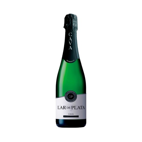 LAR DE PLATA Cava semiseco elaborado en Extremadura botella 75 cl.