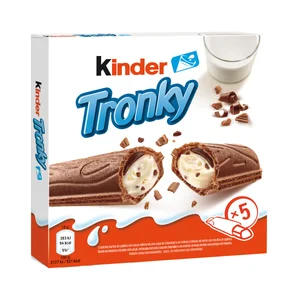 KINDER Tronky Barrita rellena de chocolate y leche 90 g.