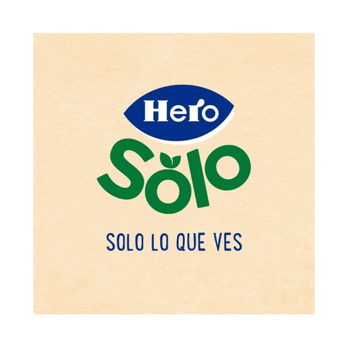 HERO Solo Tarrito de verduras con pollo y ternera (textura suave), a partir de 6 meses 235 g.