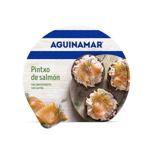 AGUINAMAR Pintxo de salmón ahumado AGUINAMAR 180 g.