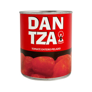 Imagen de DANTZA Tomate entero pelado en lata de 480 g.