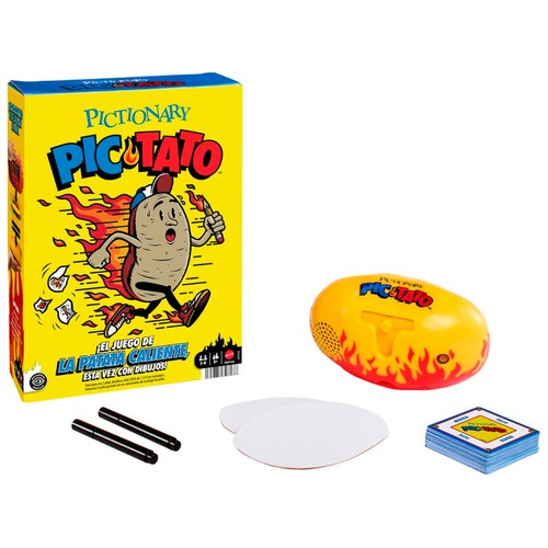 Pictionary Pictato en Español, Juego de mesa +8 Años, MATTEL Games