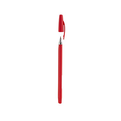 Bolígrafos Con Click Rojo Tacto Goma ALCAMPO