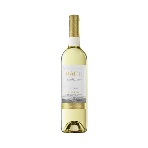 BACH Extrísimo Vino  blanco semidulce con D.O. Catalunya botella 75 cl.