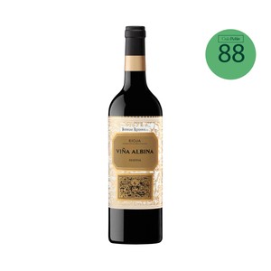 VIÑA ALBINA Vino tinto reserva con D.O. Ca. Rioja botella 75 cl.