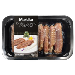 Alas de pato confitadas, envasadas al vacio 10 uds.
