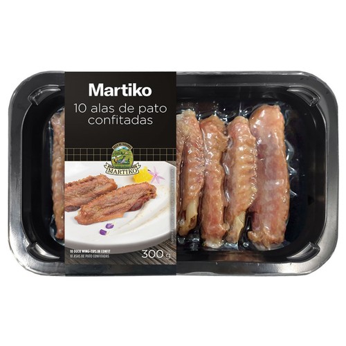MARTIKO Alas de pato confitadas, envasadas al vacio 10 uds.