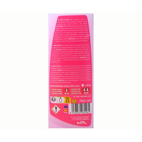 BAYIC Suavizante rosa mosqueta 750 ml.