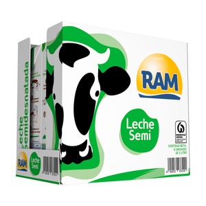 precios Ram Leche Semidesnatada De Vaca 6X1 L. en Alcampo