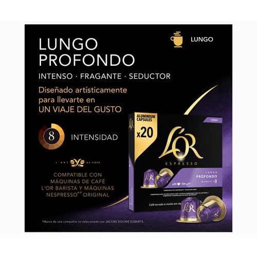 L`OR cápsulas 20 uds x 104 g.