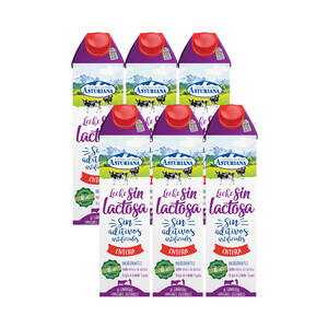 precios Central Lechera Asturiana Leche De Vaca Entera Sin Lactosa 6 X 1 L. en Alcampo