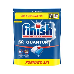 Capsulas de lavavajillas 30 + 30 dosis 710gr.