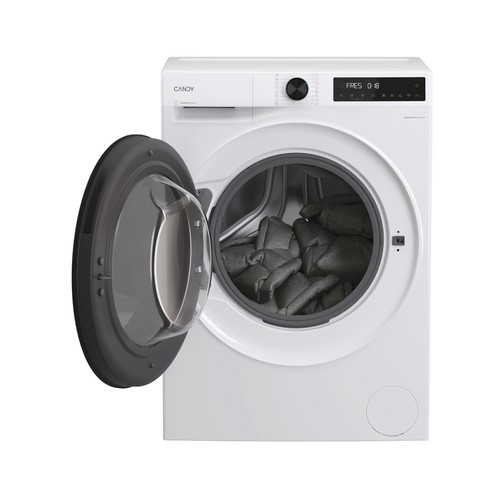 Lavadora CANDY BP 410BL8-S 10KG, clasificación energética: A, 1400RPM, H: 85cm, A: 59,5cm, F: 58cm.