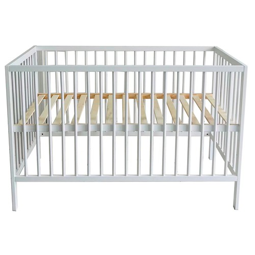 Cuna de madera PLATIMYR SNOW de 0 a 36 meses, 120x60x81cm,