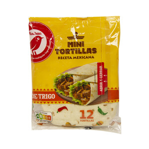 PRODUCTO ALCAMPO Mini tortillas de trigo PRODUCTO ALCAMPO 12 uds. 300 g.