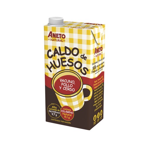ANETO Caldo natural de huesos 1L