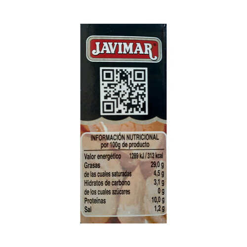 JAVIMAR Zamburiñas en salsa de vieira JAVIMAR 70 g.