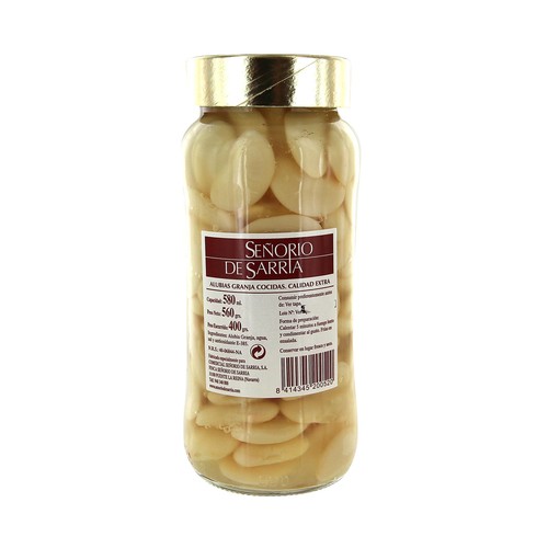 SEÑORÍO DE SARRIÁ Alubia cocida granja 560 g.
