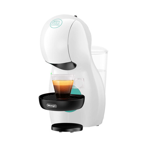 Cafetera de cápsulas DOLCE GUSTO Piccolo XS Delonghi edg210 Blanca, presión 15 bares, deposito de 0.8L.