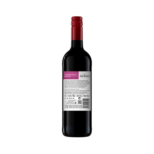 VIÑA ALBALI  Vino tinto con IGP Vinos de la Tierra de Castilla VIÑA ALBALI botella de 75 cl.