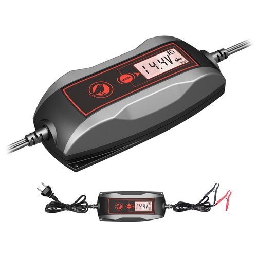 Cargador de batería PRODUCTO ALCAMPO, inteligente, 4A, 12V.