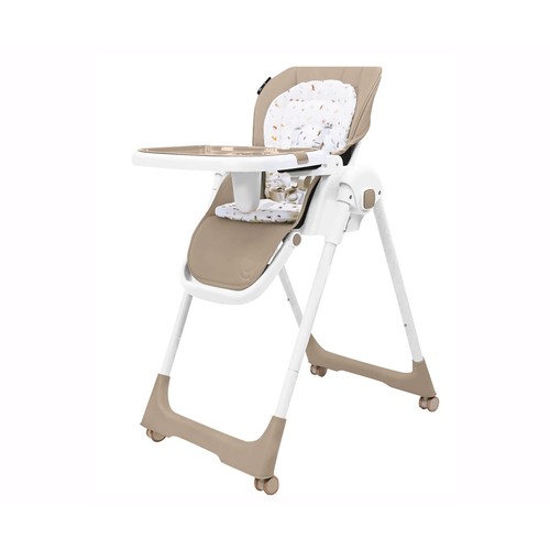 Trona con ruedas Rice, color beige,  ASALVO