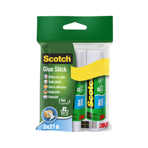 Lote de 3 barras adhesivas de 21 g y que no contienen disolventes SCOTCH.