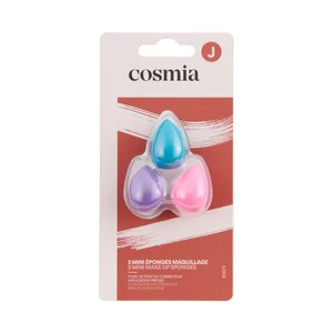 COSMIA Mini esponjas para aplicación precisa de base de maquillaje o corrector 3 uds.
