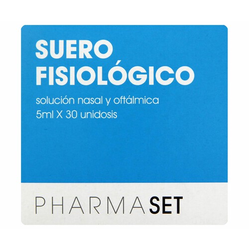 PHARMASET Solución para la limpieza nasal y oftalmológica PHARMASET 30 x 5 ml.