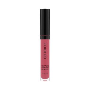 CATRICE Gloss obsessed tono 040 Pout of office, calido rosa oscuro Brillo de labios acabado brillante.