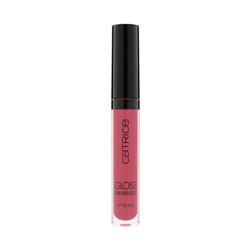 CATRICE Gloss obsessed tono 040 Pout of office, calido rosa oscuro Brillo de labios acabado brillante.