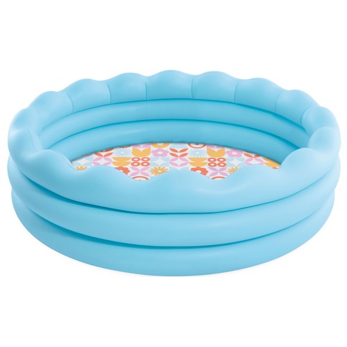 Piscina hinchable con ondas Scallop 168cm x 46cm. INTEX
