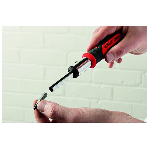 Destornillador de carraca con 6 puntas, BLACK + DECKER BDHT0-62129.