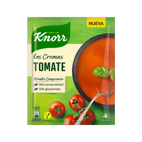 KNORR Crema de tomate sobre de 85 g.