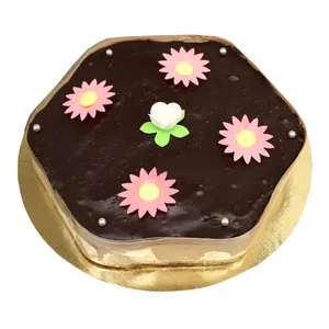 Tarta mousse de chocolate, 600g.