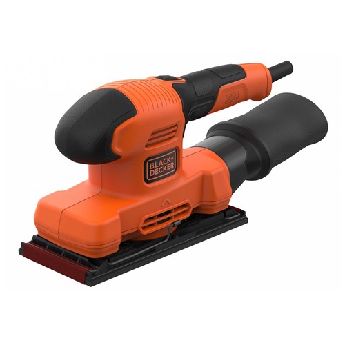 Lijadora orbital 150W, hoja 1/3, 14.000 rpm, BLACK + DECKER BEW220-QS.