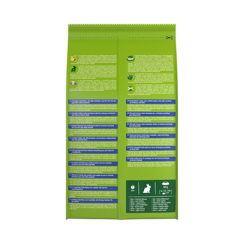 VITAKRAFT Alimento completo para conejos con sabor a fruta 600 gr.