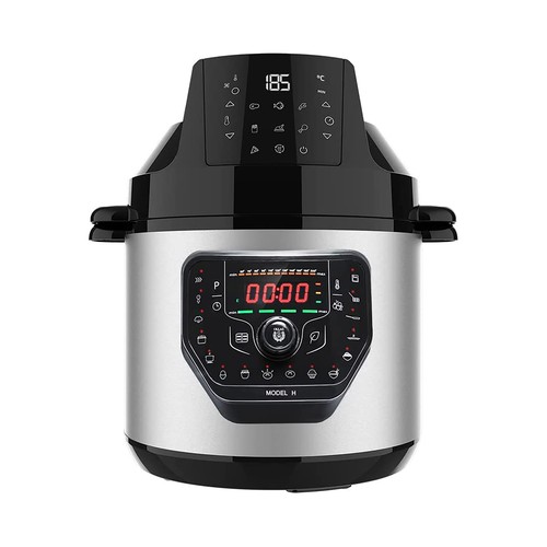 Olla programable con cabezal freidora de aire Cecotec OLLA GM H Fry, capacidad 6 Litros, temperatura ajustable.