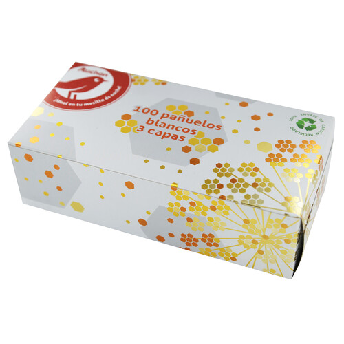 Tissues de celulosa faciales PRODUCTO ALCAMPO paquete de 100 uds.