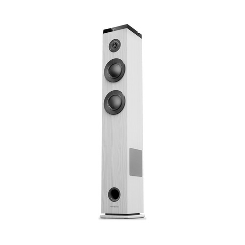 Torre de audio ENERGY SISTEM Tower 5 G2 Ivory 2.1, 65W RMS, Bluetooth, USB, lector de tarjetas, AUX, radio FM.
