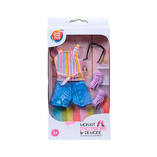 Conjunto de ropa muñeca fashion. ONE, TWO FUN.