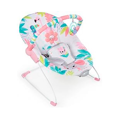 Hamaquita evolutiva con vibración, BRIGHT STARTS Flamingo Vibes.
